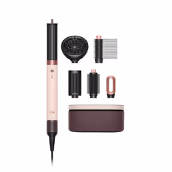 Dyson Airwrap Co-anda 2x Straight + Wavy, Multistyler, À chaleur, Boutons, En forme de cône, 15,2 L/s, Rose, Or rose