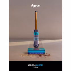 Dyson Clean + Wash Hygiene Balai électrique Batterie Sec&humide Sans sac Bleu, Cuivre - Vue supplémentaire 2