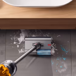 Dyson V12 Submarine Aspirateur balai 3-en-1 Batterie Sec&humide HEPA Sans sac 0,35 L Nickel, Jaune - Vue supplémentaire 4