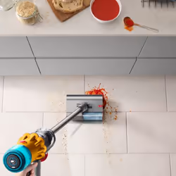 Dyson V12 Submarine Aspirateur balai 3-en-1 Batterie Sec&humide HEPA Sans sac 0,35 L Nickel, Jaune - Vue supplémentaire 7