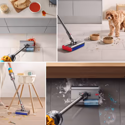 Dyson V12 Submarine Aspirateur balai 3-en-1 Batterie Sec&humide HEPA Sans sac 0,35 L Nickel, Jaune - Vue supplémentaire 8