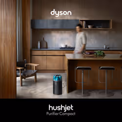 Dyson HushJet Purifier Compact HJ10 100 m² 41 dB Noir, Turquoise - Vue supplémentaire 2