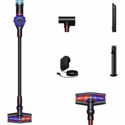Dyson V10 Konical + Auto-empty Dok Aspirateur balai Batterie Sec HEPA Sans sac 0,54 L 150 W Noir, Bleu - Vue supplémentaire 6
