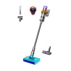 Dyson V15s Detect Submarine Aspirateur-balai 2 en 1 Batterie Sec&humide Sans sac 0,77 L Nickel, Jaune