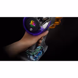 Dyson V15s Detect Submarine Aspirateur-balai 2 en 1 Batterie Sec&humide Sans sac 0,77 L Nickel, Jaune - Vue supplémentaire 2