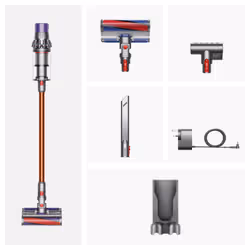 Dyson Cyclone V10 Fluffy Aspirateur-balai 2 en 1 Batterie Sec Sans sac 0,77 L Cuivre, Nickel - Vue supplémentaire 2