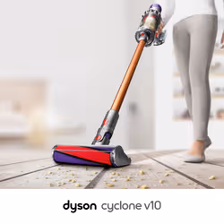 Dyson Cyclone V10 Fluffy Aspirateur-balai 2 en 1 Batterie Sec Sans sac 0,77 L Cuivre, Nickel - Vue supplémentaire 3