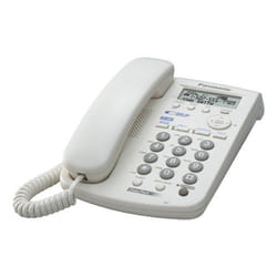 Panasonic KX-TSC11 Corded Telephone, White Téléphone DECT Identification de l'appelant Blanc