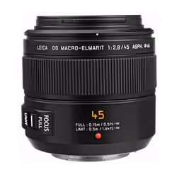 Panasonic H-ES045 lentille et filtre d'appareil photo SLR Noir