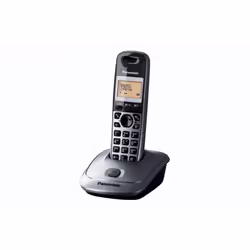Panasonic KX-TG2511JTT, Téléphone DECT, 50 entrées, Identification de l'appelant, Titane