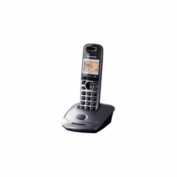 Panasonic KX-TG2511, Téléphone DECT, Combiné sans fil, Haut-parleur, 50 entrées, Identification de l'appelant, Gris
