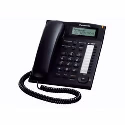 Panasonic KX-TS880EXB, Téléphone analogique, Haut-parleur, Identification de l'appelant, Noir