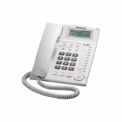 Panasonic KX-TS880, Haut-parleur, 50 entrées, Identification de l'appelant, Blanc