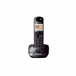Panasonic KX-TG2511, Téléphone DECT, Combiné sans fil, Haut-parleur, 50 entrées, Identification de l'appelant, Noir