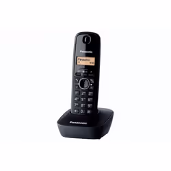 Panasonic KX-TG1611FRH, Téléphone DECT, 50 entrées, Identification de l'appelant, Noir