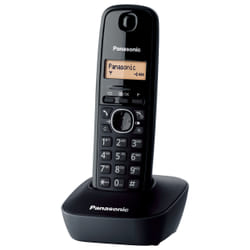 Panasonic KX-TG1611 Téléphone DECT Identification de l'appelant Noir