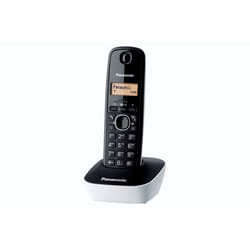 Panasonic KX-TG1611 Téléphone DECT Identification de l'appelant Noir, Blanc