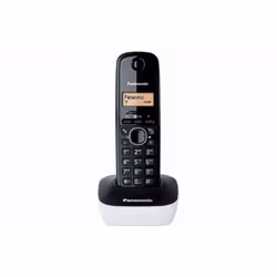 Panasonic KX-TG1611 Téléphone DECT Identification de l'appelant Noir, Blanc