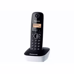 Panasonic KX-TG1611FRW téléphone Téléphone DECT Identification de l'appelant Noir, Blanc