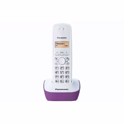 Panasonic KX-TG1611FRF téléphone Téléphone DECT Identification de l'appelant Violet, Blanc