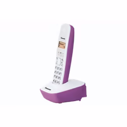 Panasonic KX-TG1611FRF téléphone Téléphone DECT Identification de l'appelant Violet, Blanc