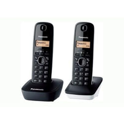 Panasonic KX-TG1612 Téléphone DECT Identification de l'appelant Noir
