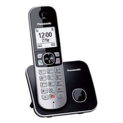 Panasonic KX-TG6851SPB téléphone Téléphone DECT Identification de l'appelant Noir, Gris
