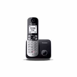 Panasonic KX-TG6851JTB téléphone Téléphone DECT Identification de l'appelant Noir, Gris