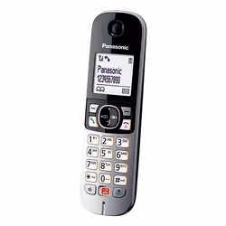 Panasonic KX-TG6852SPB téléphone Téléphone DECT Identification de l'appelant Noir, Gris