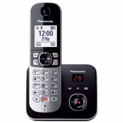 Panasonic KX-TG6861 Téléphone DECT Identification de l'appelant Noir, Gris