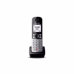 Panasonic KX-TGA685EXB, Téléphone DECT, Combiné sans fil, Haut-parleur, Identification de l'appelant, Noir