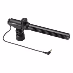 Panasonic DMW-MS2E, Microphone de caméscope, Avec fil, Noir, DMC-GH3A, DMC-GH3H, 1 pièce(s), Audio (3,5 mm)