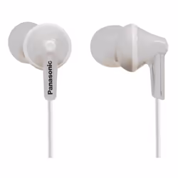 Panasonic RP-HJE125E-W, Avec fil, 10 - 24000 Hz, Musique, 4 g, Écouteurs, Blanc