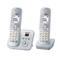 Panasonic KX-TG6822 Téléphone DECT Identification de l'appelant Argent