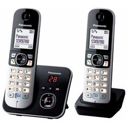 Panasonic KX-TG6822FRB téléphone Téléphone DECT Identification de l'appelant Gris, Argent
