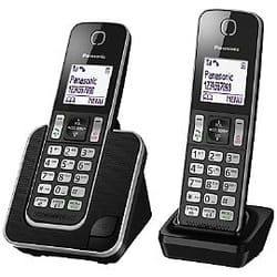 Panasonic KT-TGD312 Téléphone DECT Identification de l'appelant Noir