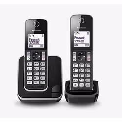 Panasonic KT-TGD312 Téléphone DECT Identification de l'appelant Noir