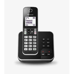 Panasonic KX-TGD320 Téléphone DECT Identification de l'appelant Noir, Argent