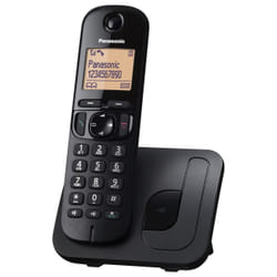 Panasonic KX-TGC210 Téléphone DECT Identification de l'appelant Noir