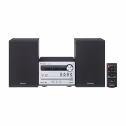 Panasonic SC-PM250EF-S ensemble audio pour la maison 20 W Noir, Argent