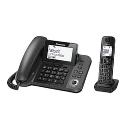 Panasonic KX-TGF320E téléphone Téléphone DECT Identification de l'appelant Noir