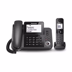 Panasonic KX-TGF320E téléphone Téléphone DECT Identification de l'appelant Noir