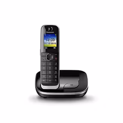 Panasonic KX-TGJ310, Téléphone DECT, Haut-parleur, 250 entrées, Identification de l'appelant, Noir