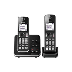 Panasonic KX-TGD322 Téléphone DECT Identification de l'appelant Noir