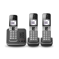 Panasonic KX-TGD323 Téléphone DECT Identification de l'appelant Noir