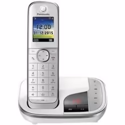 Panasonic KX-TGJ320, Téléphone DECT, Haut-parleur, 250 entrées, Identification de l'appelant, Service de message court (SMS), ...