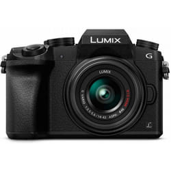 Panasonic Lumix DMC-G7 + 14-42mm II + 45-150mm MILC 16,00 MP Live MOS 4592 x 3448 pixels Noir