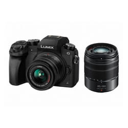 Panasonic Lumix DMC-G7 + G Vario 14-42mm + G Vario 45-150mm MILC 16,00 MP Live MOS 4592 x 3448 pixels Noir