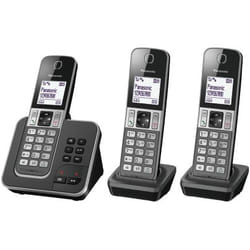Panasonic KX-TGD323FRG téléphone Téléphone DECT Identification de l'appelant Noir, Gris