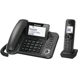 Panasonic KX-TGF310 Téléphone DECT Identification de l'appelant Noir